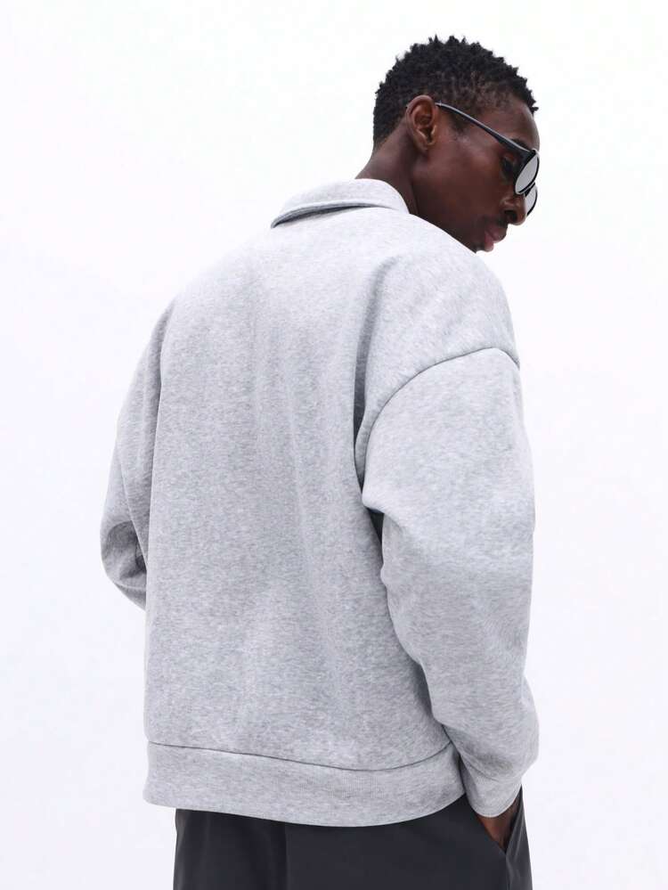 Long Sleeve Polo With Small Logo