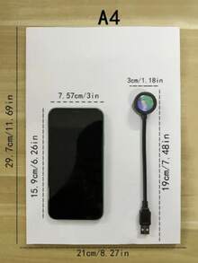 2 Style Experience The Magic Of Inspired Sunset Light With Our Mini Creative Aluminum Alloy USB Lamp - Multicolor - View 4