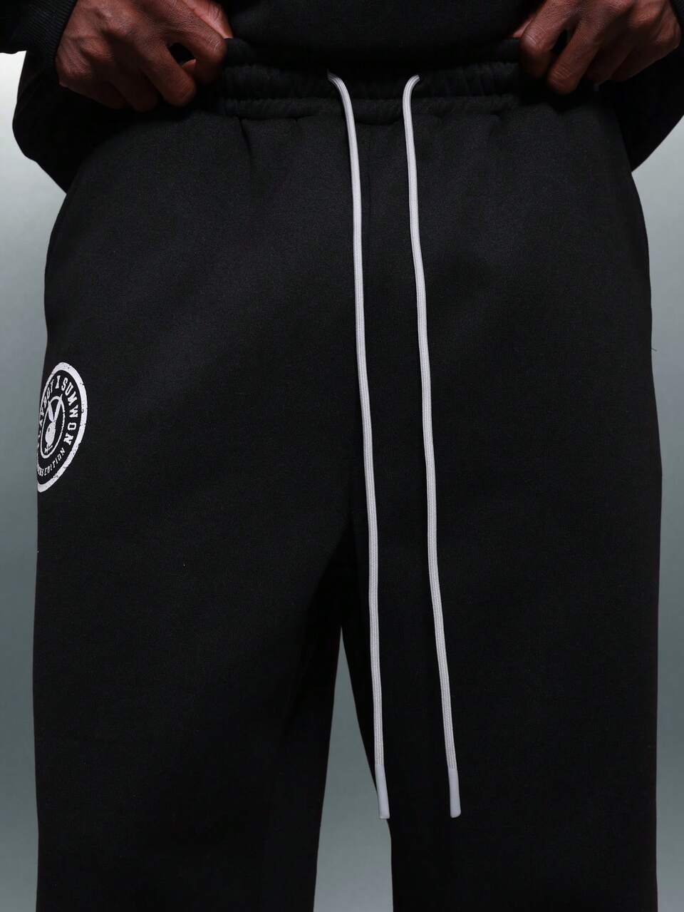 PLAYBOY X SUMWON Hoodie And Sweatpants Set With Bunny Logo Print