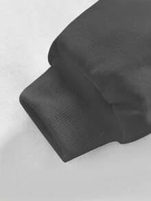 Sudadera estampada "CHICAGO U.S.A." - moderna, urbana y cómoda con estilo universitario premium - Gris Oscuro - Ver 3