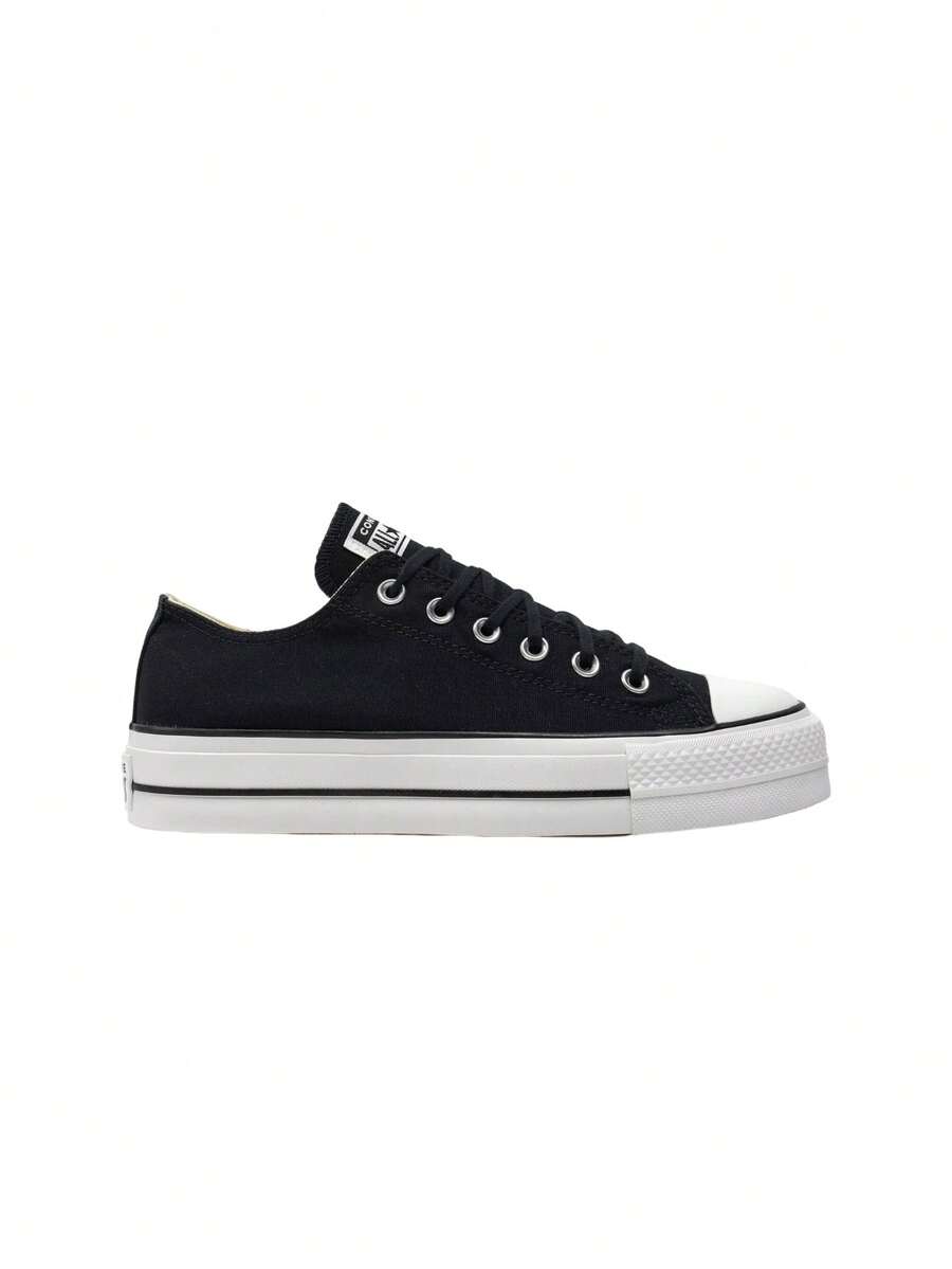 Converse Chuck Taylor All Star Lift Ox Women's Shoes Black 560250C - 黑白 - 查看 1