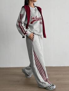 Aidyla Hanorac din fleece cu culori contrastante