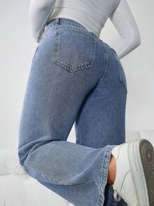 Pantalon de mujer pantalón de mujer pantalones para mujer pantalón pantalones de dama pantalones baggy - Gris - Ver 6