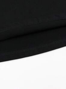 algodón puro boys  t shirts camisas para niño  boys clothes ropa de niño boy clothes boy clothes for kids graphic kids clothes boys boy clothes teen boy clothes boy shirts cute tops - Negro - Ver 3
