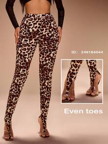 Radiana 女士性感休闲简约时尚白色紧身打底裤，踩脚裤，瑜伽裤，运动裤，弹力针织面料，修身剪裁凸显身材 - 白色 - 查看 8