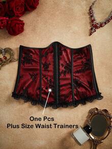 PinupPomp 1 miếng lót ren eo cỡ lớn cho nữ - màu đen - Xem 2