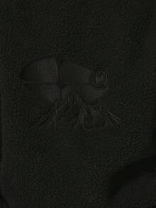 Musera Sport Sport Oversized Half Zip Fleece Padel Autumn Fall Winter Activewear Sport Gym Workout Explorer - Black - View 2