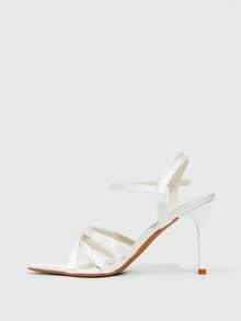 CUCCOO SZL Women's Fashionable, Versatile And Elegant Heeled Sandals For Commuting Spring Shoes Summer - Beige - View 4