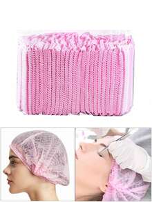 Pink,50pcs Disposable Grafting Eyelash Cap - Pink - View 2