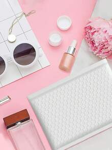 20个装气泡膜快递信封，白色自封防水运输袋，适用于珠宝和化妆品 - 白色 - 查看 5