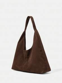 Maija 女士、女式手提包、单肩包、流浪包、绒面革、时尚、优雅、简约、个性化、多功能、经典、适合通勤、办公室、约会、日常、购物、下午茶 - 咖啡 - 查看 3