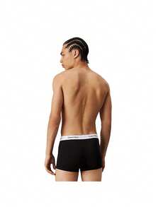 3 paquete Men's Boxer Briefs - Negro - Ver 4