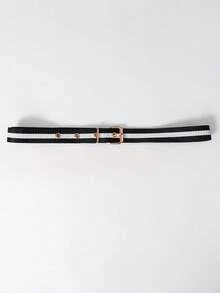 SHEIN 2pcs/Set Teen Boys Black & White Short Sleeve Shirt With Contrast Logo Print, Collared Shirt And Pants Gentleman Outfit, Suitable For School, Commute, Casual, Sports, Spring/Summer - Black and White - View 8