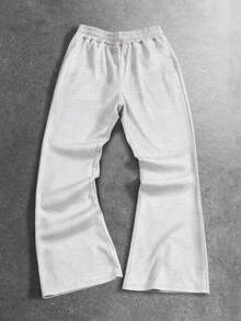 ROMWE MEN Street Life 男士天使字母印花抽绳腰休闲运动裤 - 彩色 - 查看 2