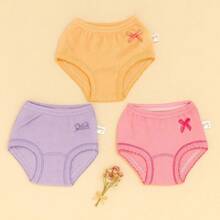 Set 3 calzoncitos para niña 🎀 algodón suave en colores pastel de calidad premium talla 2 con colores aleatorios de envió 
Braguitas infantiles de algodón premium talla 2 | moñito decorativo y tonos al azar 
Conjunto de panties para niña 👧 suaves, elásticas y hipoalergénicas talla 2 con colores al azar 
Ropa interior para niña | diseño adorable con moñito y costuras delicadas 
Juego 3 calzoncitos de colores | comodidad, suavidad y estilo - Multicolor - Ver 7