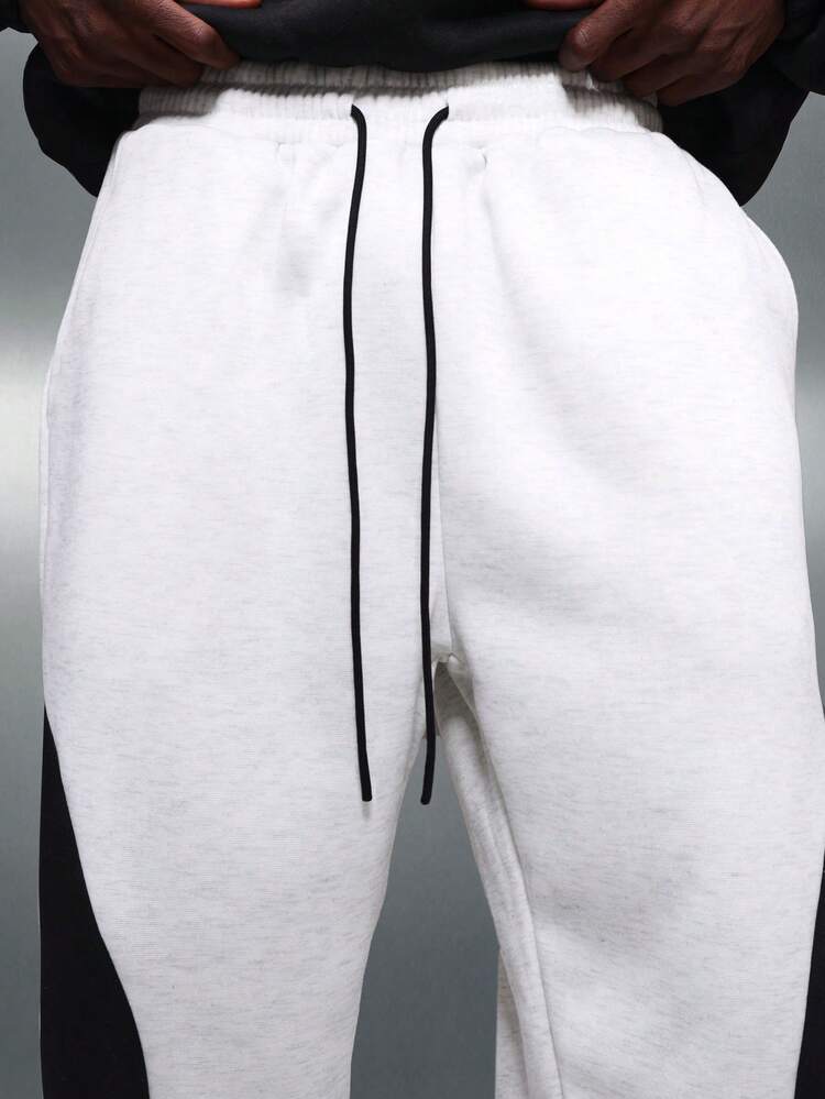 PLAYBOY X SUMWON Lässige Jogginghose mit Kontrasteinsätzen