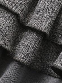 FRIFUL Áo thun nữ 2 trong 1, áo hai dây phối vải, áo khoác ngoài phối vải, áo thun ôm dáng ôm vừa vặn, kiểu dáng ngọt ngào, thường ngày, có nơ và bèo nhún. - Xám - Xem 9