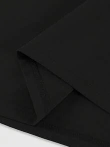 ROMWE MEN Grunge Punk 男士双色复古修身抽绳口袋运动裤，适合日常休闲穿着 - 彩色 - 查看 5