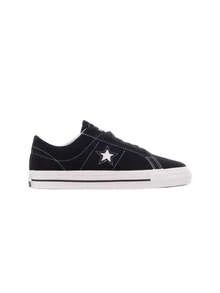 Converse One Star Pro OX Unisex Sneakers Black 171327C - Black/Black/White - View 1