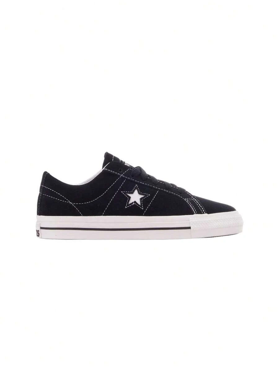 Converse One Star Pro OX Unisex Sneakers Black 171327C - Black/Black/White - View 1
