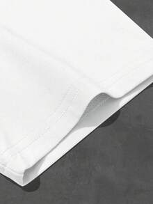 Manfinity EMRG 2 chiếc áo thun tay ngắn rộng rãi in chữ và số phong cách đường phố thường ngày dành cho nam, mùa hè - Nhiều màu - Xem 3