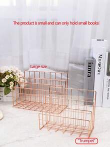 SHEIN Multi-Layer Storage Shelf For Letters And Books, Minimalist Home Decor Back To School