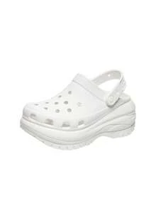 Crocs Classic Mega Crush Unisex Clog White 207988 - 白色 - 查看 2