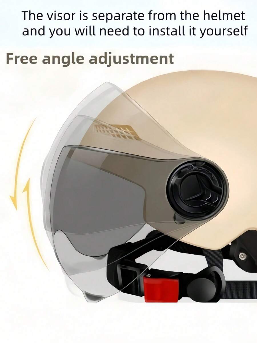 1PC Electric Motorcycle Helmet Unisex All Seasons Safety Helmet For Scooter Skateboard Christmas Gift Riding Protective Gear