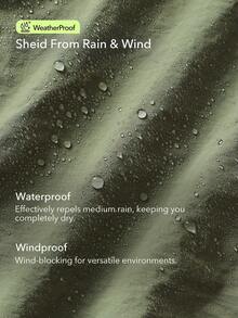 OutZeal 女士防水工装户外裤 露营徒步 - 墨綠色 - 查看 5