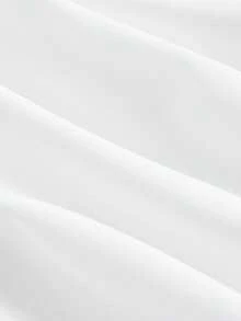 SHEIN MOD 女士白色蕾絲拼接細肩帶連衣裙 - 白色 - 查看 4