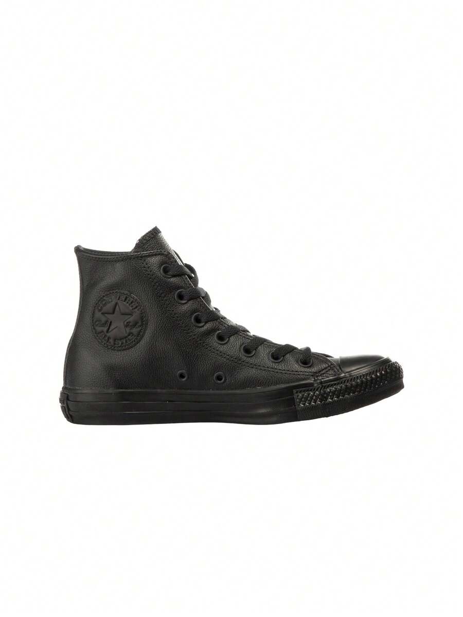 Chuck Taylor All Star Leather Women's Shoes Black 135251C - Black Mono - View 1