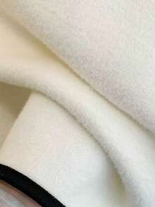 Franclia Damen Ärmellose Kontrastfarben Jacke