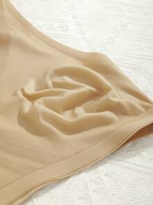 Ultrathin Sheer Seamless Bra - Khaki - View 7