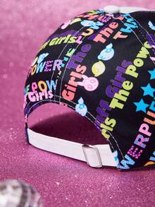 THE POWERPUFF GIRLS X SHEIN Boné de beisebol feminino - Branco - Ver 5