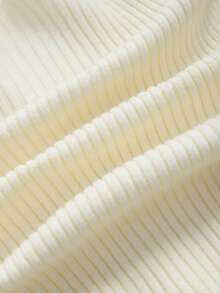 Franclia New Elegant V-Neck Design Solid Color Pullover Sweater For Women, Versatile For Autumn, Christmas - White - View 8