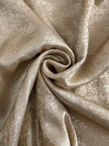 Firerie Damen Große Größen Set aus asymmetrischer Schulter Loose Metallic Weite Ärmel Bluse und Elastischer Taille Weite Bein Hose, geeignet für Dates, Partys, Pendeln, Konzerte, Abschlussfeier, Lehreroutfit, formelle Anlässe - Gold - Übersicht 8