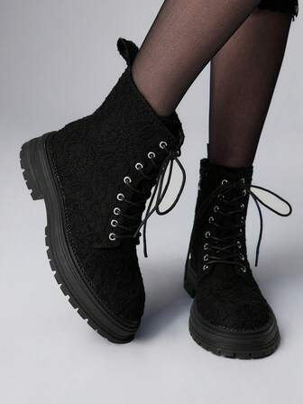 Women's Casual Versatile Fashion Chunky Heel Ankle Boots