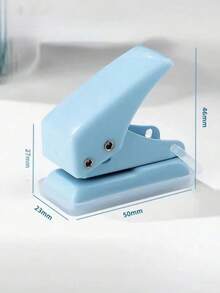 6毫米迷你打孔钳 金属孔打孔器 带碎屑收集器 适用于传单、纸张、塑料卡片、剪贴簿等手工工具，返校季必备，学习用品 - 單一尺寸 - 查看 6