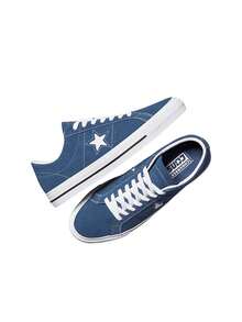 Converse One Star Pro Suede Unisex Sneakers Blue A12912C - Blue - View 3