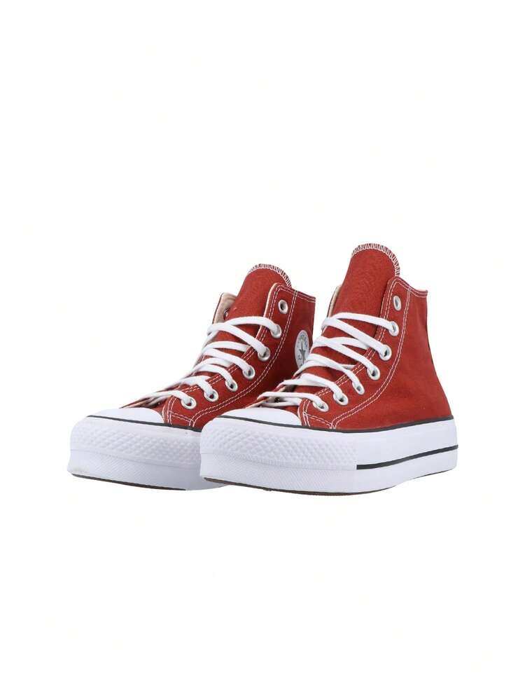 Converse All Star Lift Platform Women Canvas Shoes Red A06896C - Đỏ - Xem 4