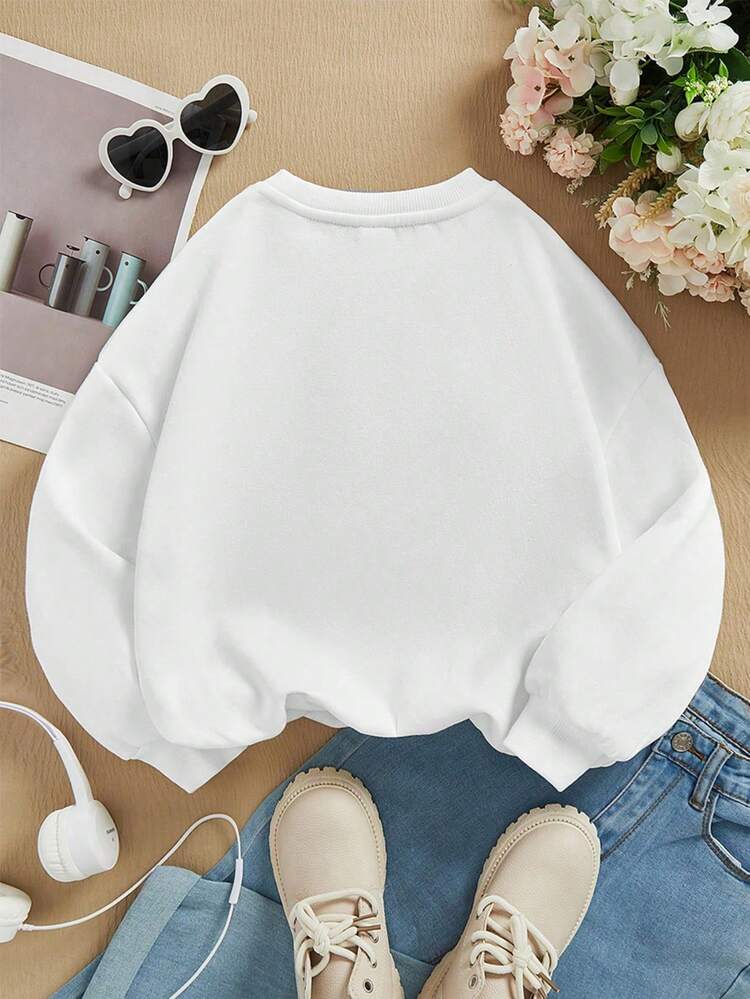 Sudadera estampada navideña con diseño de Santa Claus | Moderna, cómoda y festiva - Blanco - Añade 3