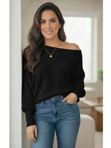 Sueter de mujer maxima comodidad elegante de calidad para este invierno el sueter perfecto - Negro - Ver 4