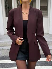Siren Gaze Women's Fashion Double-Breasted Blazer Suit Women Suits Woman Suit Blazer Blazer Suits For Women Women's Brown Suit Casual For Women Suitable For Commuting, Old-Fashioned, And Formal Occasions Such As Business Casual, Work, And Teaching