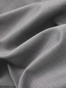 GlowEve CURVE Quần ống đứng cạp tương phản cỡ lớn cho nữ - Màu Xám nhạt - Xem 3