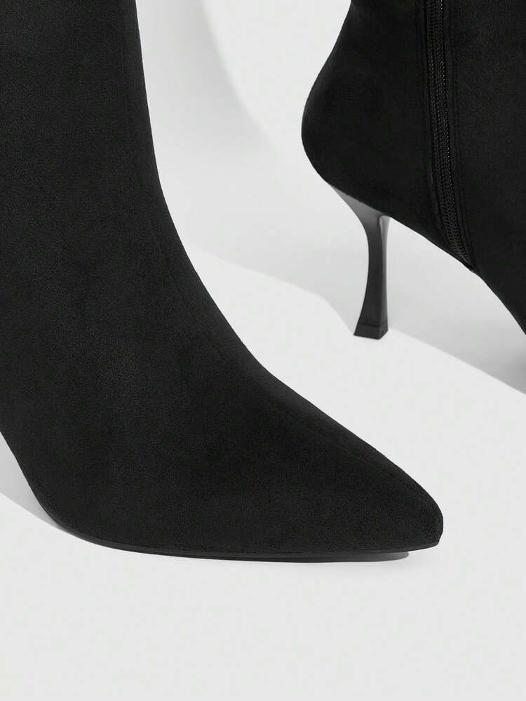 CUCCOO SZL Women's Fashion Pointed Toe Knee-High Boots For Christmas