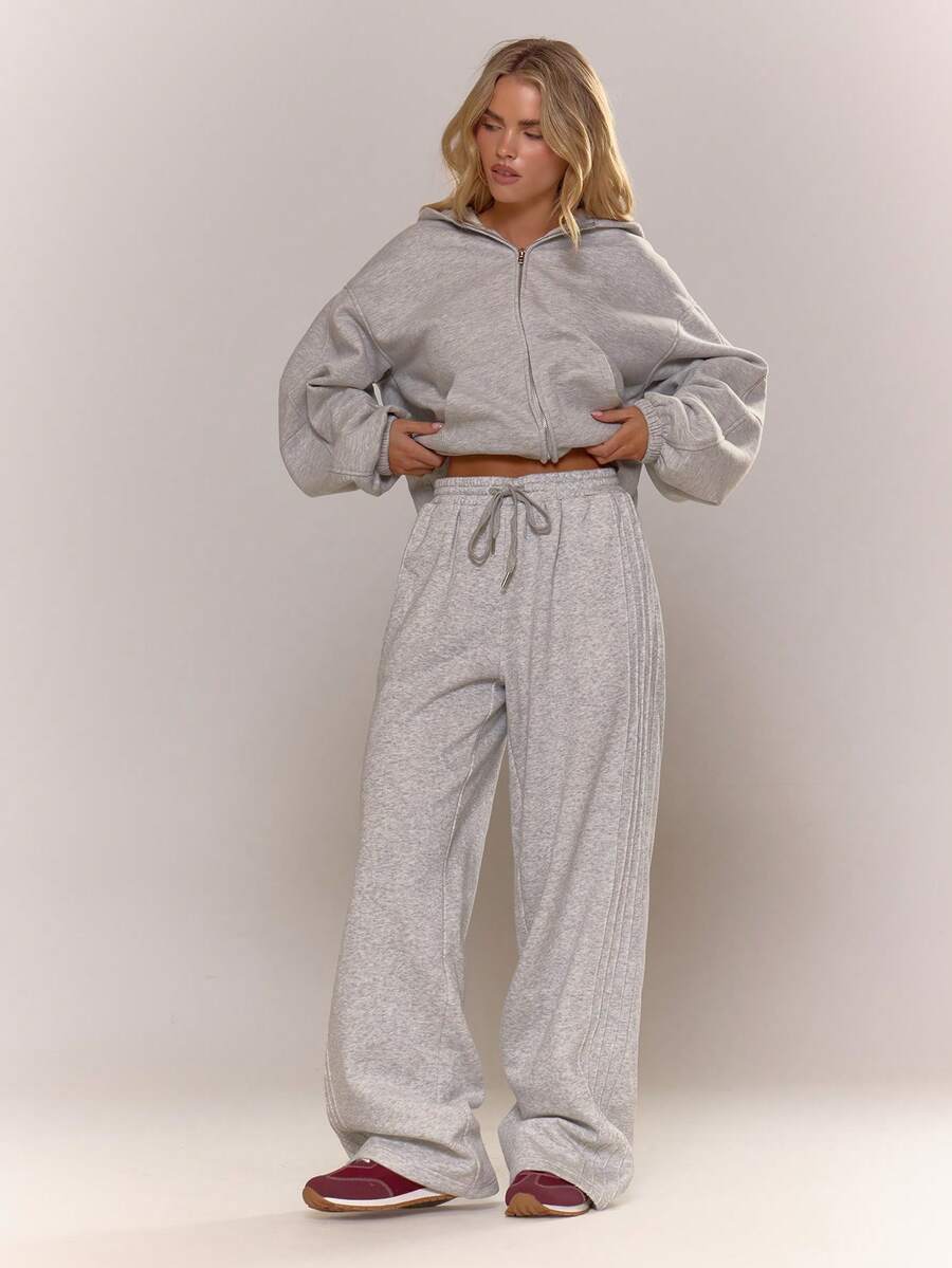 MUSERA Women Sweatpants - Light Grey - View 1