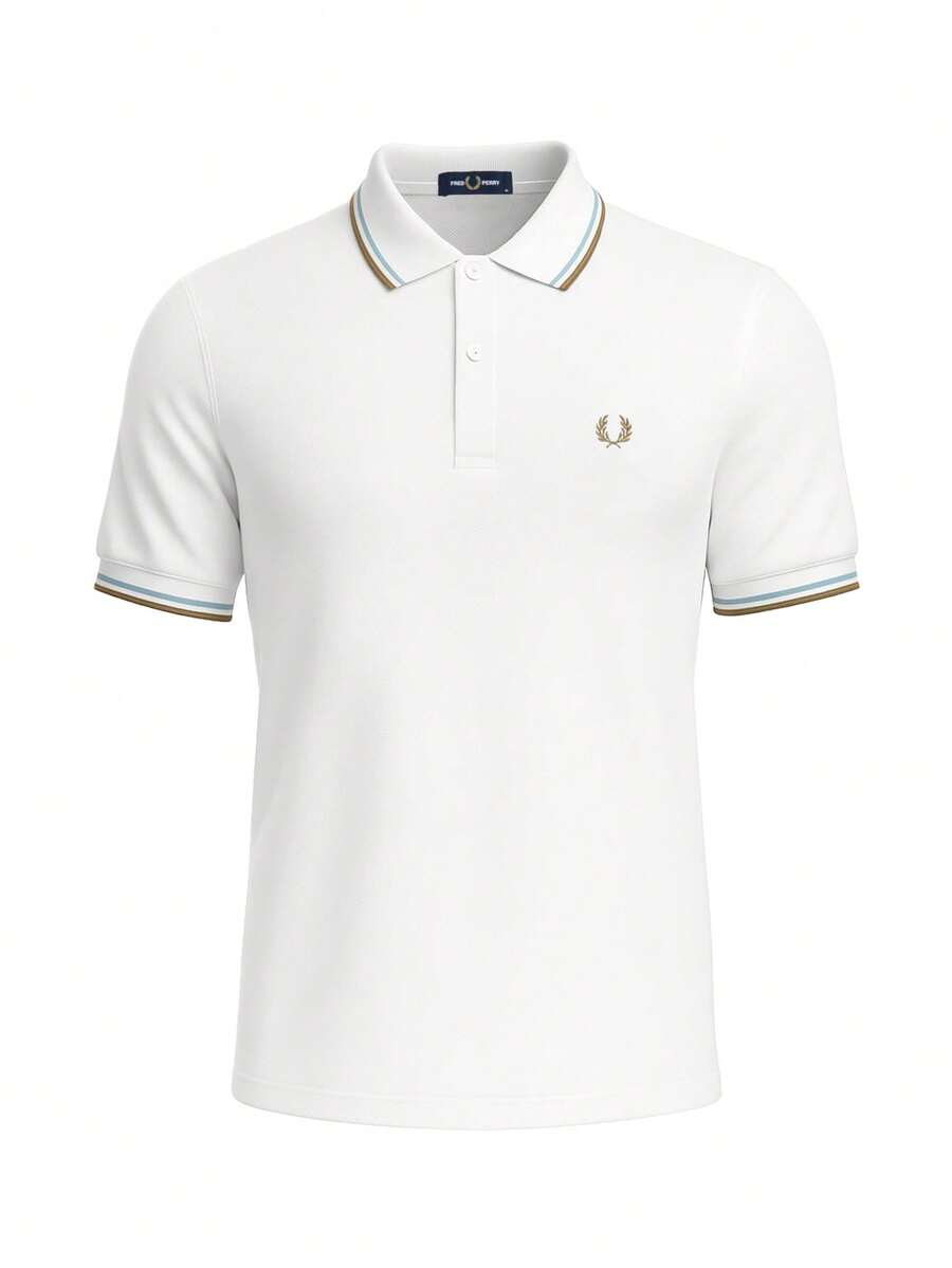 Fred Perry Men's Polo T-Shirt White - White - View 1