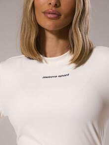 Musera Sport Sport Graphic Print Fitted Long Sleeve Top Padel Autumn Fall Winter Activewear Sport Gym Workout Explorer