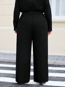 EMERY ROSE Quần Jeans Denim Giặt Thường Ngày Cho Kỳ Nghỉ Cỡ Lớn - màu đen - Xem 2