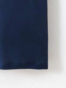 Vacaura Camiseta casual de vacaciones con diseño de bloque de color floral retro para adolescentes, moda adecuada para uso diario casual y de vacaciones - Multicolor - Ver 8